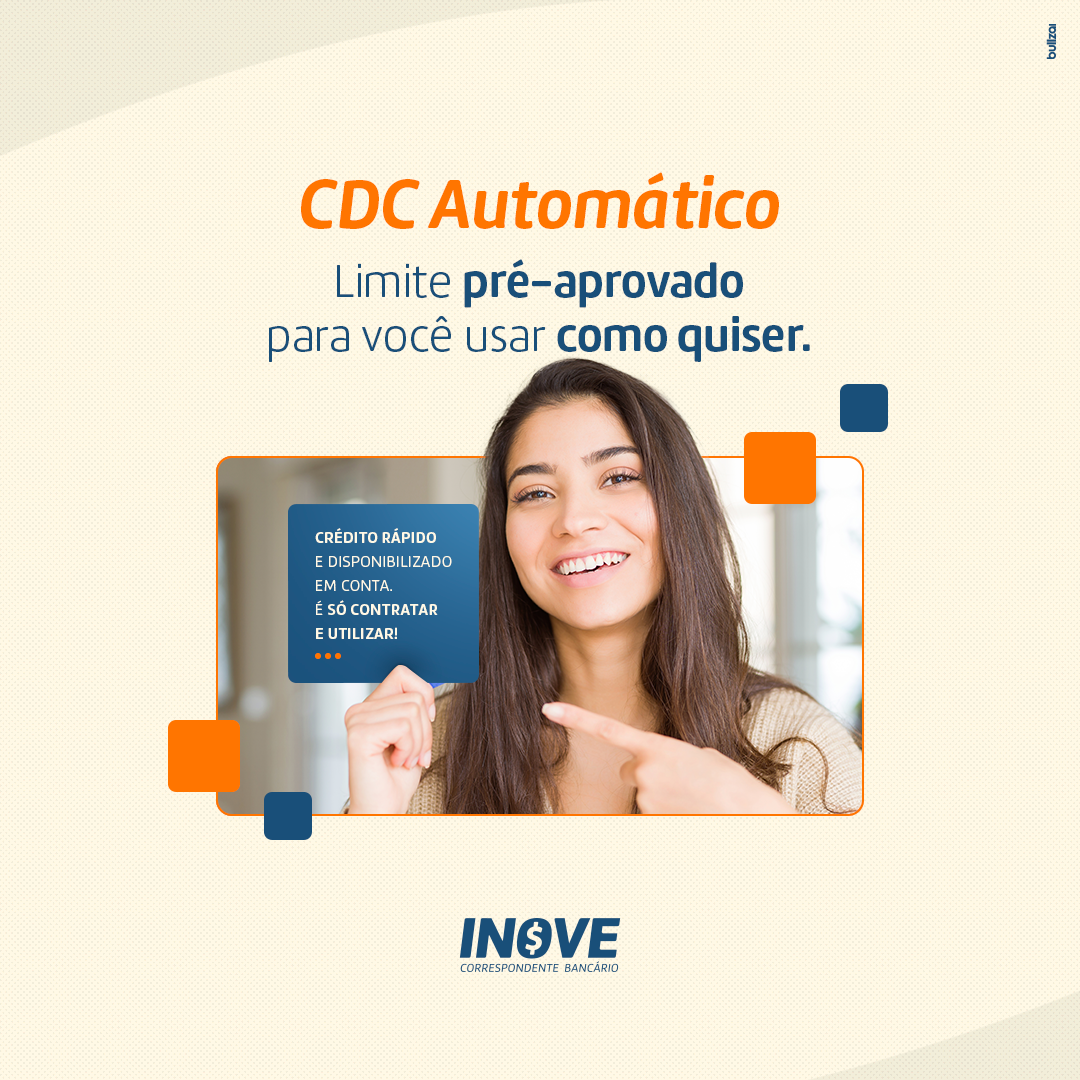 CDC automático: limite pré-aprovado para você usar como quiser